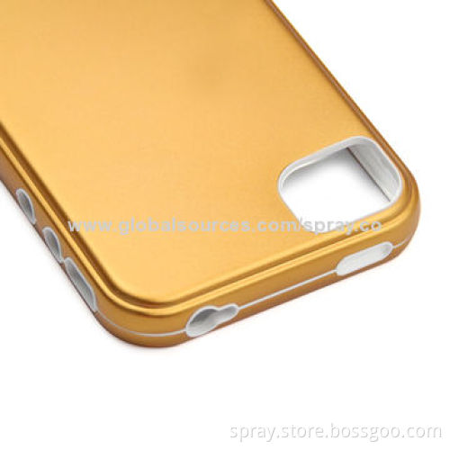 Detachable Aluminum and Polycarbonate Dual-hard Cases for iPhone 4 4S, Two Pieces Design